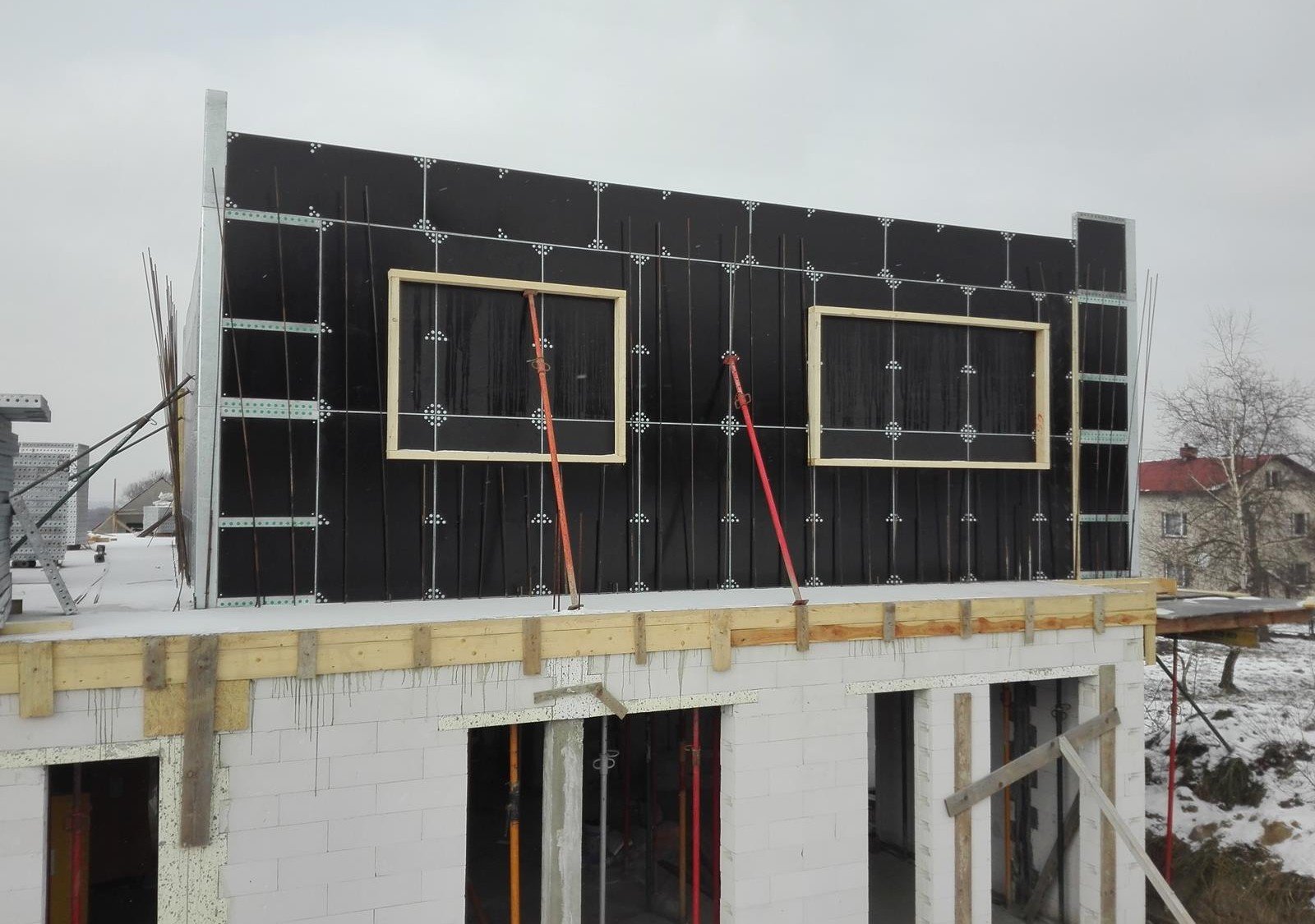 Gorzyce - szalunek ściana lekka 350 m²